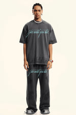 Load image into Gallery viewer, Live Until You Die SETUP / CHARCOAL GREY X MINT BLUE