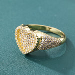 Load image into Gallery viewer, Radiant Heart Ring (18K Gold)