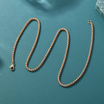 ギャラリービューアに画像を読み込み、Belcher Link Chain - 2mm〜6mm (Rose Gold)