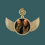 Load image into Gallery viewer, Custom Photo Pendant - Gucci Wing (Gold)【無料ネックレス付属】