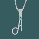 Load image into Gallery viewer, Custom Letter Pendant - Script Initial【無料ネックレス付属】