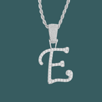 Load image into Gallery viewer, Custom Letter Pendant - Script Initial【無料ネックレス付属】