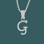 Load image into Gallery viewer, Custom Letter Pendant - Script Initial【無料ネックレス付属】