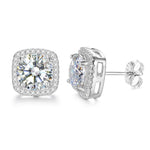 Load image into Gallery viewer, 2ct/1ct/0.5ct VVS Moissanite & 925silver - Halo Cushion Sparkle