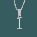 Load image into Gallery viewer, Custom Letter Pendant - Script Initial【無料ネックレス付属】