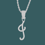 Load image into Gallery viewer, Custom Letter Pendant - Script Initial【無料ネックレス付属】