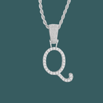 Load image into Gallery viewer, Custom Letter Pendant - Script Initial【無料ネックレス付属】