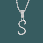Load image into Gallery viewer, Custom Letter Pendant - Script Initial【無料ネックレス付属】