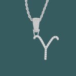 Load image into Gallery viewer, Custom Letter Pendant - Script Initial【無料ネックレス付属】