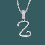 Load image into Gallery viewer, Custom Letter Pendant - Script Initial【無料ネックレス付属】