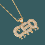 ギャラリービューアに画像を読み込み、Custom Letter Pendant - Royal Word (Gold)【無料ネックレス付属】