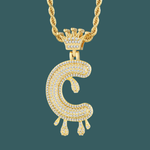Load image into Gallery viewer, Custom Letter Pendant - Royal Initial【無料ネックレス付属】
