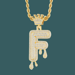Load image into Gallery viewer, Custom Letter Pendant - Royal Initial【無料ネックレス付属】