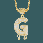 Load image into Gallery viewer, Custom Letter Pendant - Royal Initial【無料ネックレス付属】