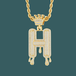 Load image into Gallery viewer, Custom Letter Pendant - Royal Initial【無料ネックレス付属】