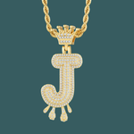 Load image into Gallery viewer, Custom Letter Pendant - Royal Initial【無料ネックレス付属】