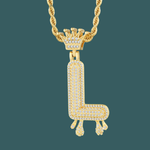 Load image into Gallery viewer, Custom Letter Pendant - Royal Initial【無料ネックレス付属】