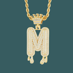 Load image into Gallery viewer, Custom Letter Pendant - Royal Initial【無料ネックレス付属】