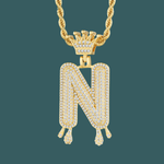 Load image into Gallery viewer, Custom Letter Pendant - Royal Initial【無料ネックレス付属】