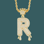 Load image into Gallery viewer, Custom Letter Pendant - Royal Initial【無料ネックレス付属】