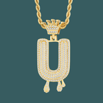 Load image into Gallery viewer, Custom Letter Pendant - Royal Initial【無料ネックレス付属】
