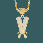 Load image into Gallery viewer, Custom Letter Pendant - Royal Initial【無料ネックレス付属】