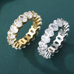 ギャラリービューアに画像を読み込み、Oval Cut Ring - 6mm (White Gold)