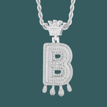 Load image into Gallery viewer, Custom Letter Pendant - Royal Initial【無料ネックレス付属】