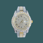 ギャラリービューアに画像を読み込み、【Moissanite】Ice Out Roman Watch