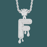 Load image into Gallery viewer, Custom Letter Pendant - Royal Initial【無料ネックレス付属】