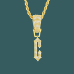 Load image into Gallery viewer, Custom Letter Pendant - Tapered Initial【無料ネックレス付属】