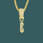 Load image into Gallery viewer, Custom Letter Pendant - Tapered Initial【無料ネックレス付属】