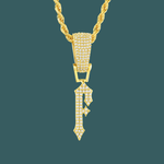 Load image into Gallery viewer, Custom Letter Pendant - Tapered Initial【無料ネックレス付属】