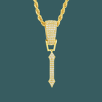 Load image into Gallery viewer, Custom Letter Pendant - Tapered Initial【無料ネックレス付属】