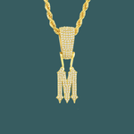 Load image into Gallery viewer, Custom Letter Pendant - Tapered Initial【無料ネックレス付属】