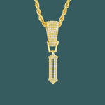 Load image into Gallery viewer, Custom Letter Pendant - Tapered Initial【無料ネックレス付属】