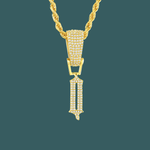 Load image into Gallery viewer, Custom Letter Pendant - Tapered Initial【無料ネックレス付属】