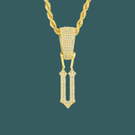 Load image into Gallery viewer, Custom Letter Pendant - Tapered Initial【無料ネックレス付属】