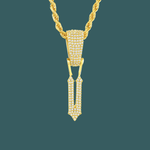 Load image into Gallery viewer, Custom Letter Pendant - Tapered Initial【無料ネックレス付属】