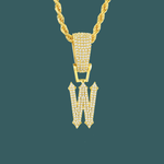 Load image into Gallery viewer, Custom Letter Pendant - Tapered Initial【無料ネックレス付属】