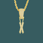 Load image into Gallery viewer, Custom Letter Pendant - Tapered Initial【無料ネックレス付属】