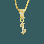 Load image into Gallery viewer, Custom Letter Pendant - Tapered Initial【無料ネックレス付属】