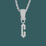 Load image into Gallery viewer, Custom Letter Pendant - Tapered Initial【無料ネックレス付属】