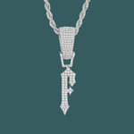 Load image into Gallery viewer, Custom Letter Pendant - Tapered Initial【無料ネックレス付属】