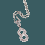 Load image into Gallery viewer, Custom Letter Pendant - Bubble Initial【無料ネックレス付属】