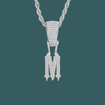 Load image into Gallery viewer, Custom Letter Pendant - Tapered Initial【無料ネックレス付属】