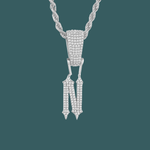 Load image into Gallery viewer, Custom Letter Pendant - Tapered Initial【無料ネックレス付属】