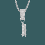 Load image into Gallery viewer, Custom Letter Pendant - Tapered Initial【無料ネックレス付属】