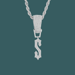 Load image into Gallery viewer, Custom Letter Pendant - Tapered Initial【無料ネックレス付属】