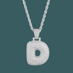 Load image into Gallery viewer, Custom Letter Pendant - Bubble Initial【無料ネックレス付属】